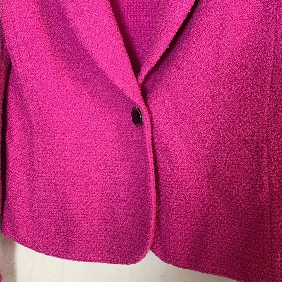 St. John Camelia Wool Blend Blazer Size 8 - Picture 4 of 8